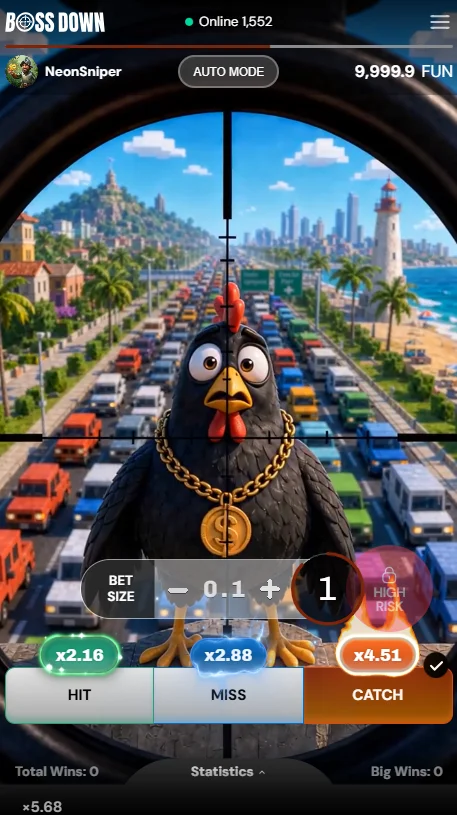 Boss Down Swipe Game