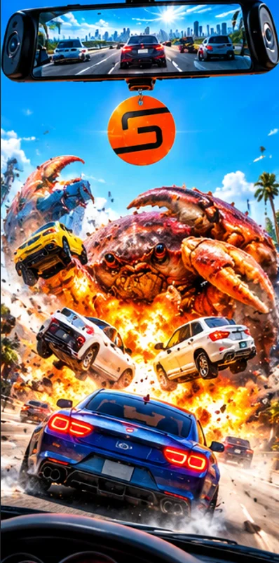 Crash Cam Swipe Game